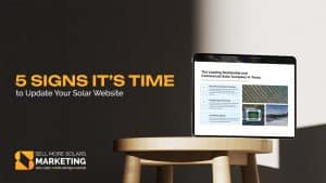 Solar website redesign